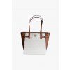 Michael Kors CARMEN large tote vanilla monogram dámská kabelka style-it.cz