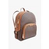 Michael Kors JAYCEE signature backpack large brown dámský batoh style-it