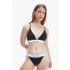 Calvin Klein UNLINED TRIANGLE BRA modern cotton black černá dámská podprsenka originál style it