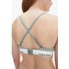 Calvin Klein UNLINED TRIANGLE BRA modern cotton šedá grey style it