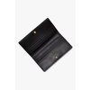 Luxusní kožená peněženka typu snap, jednoduchá elegance od Michaela Korse, model 35S3G6RE3L, barva stanovená výrobcem black style-it
