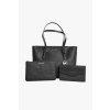 Michael Kors CHARLOTTE 3v1 set dámských kabelek barva černá stříbrná style-it.cz