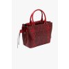 Nepřehlédnutelná kabelka hadího vzoru HAMILTON LEGACY od světového návrháře Michaela Korse, model 30H1G9HS1E, barva stanová výrobcem red