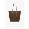 Michael Kors VINCENT large tote with card case brown monogram dámská kabelka a peněženka