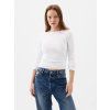 GAP Tričko s dlouhým rukávem bílá (Velikost L)