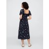 GAP Midi šaty s kapsami tmavě modrá (Velikost L)