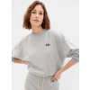 GAP Oversize mikina s logem šedá (Velikost L)