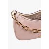 Prostorná společenská kožená kabelka s řetízkovou rukojetí Michael Kors, model 35S2S4CW3L v odstínu pudrově růžové