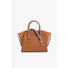 Prostorná kožená kabelka nepřehlédnutelného tvaru značky Michael Kors, model 35F4G4VS1L, barva hnědá luggage