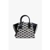 Michael Kors AVRIL small top zip satchel dámská kabelka jacquard black