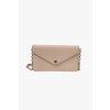 Michael Kors JST ENVELOPE small leather crossbody flap clutch dámská kabelka powder blush