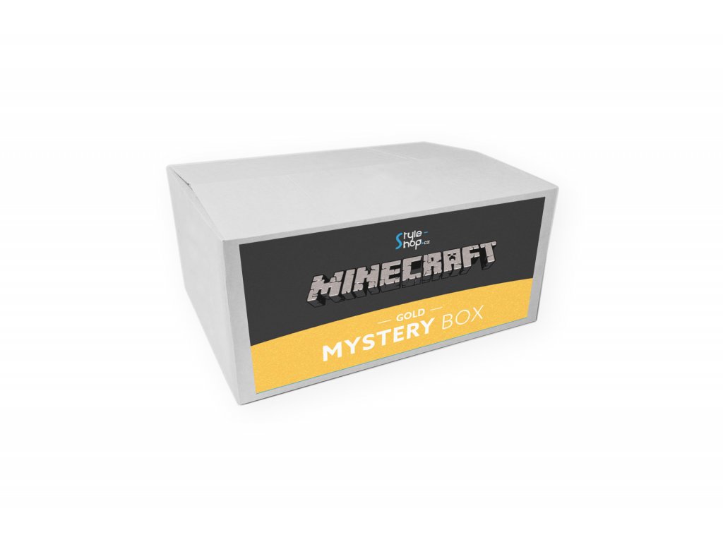 Minecraft Mystery box Gold - Style-shop.cz
