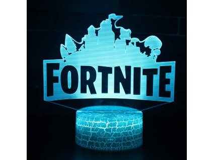 Fortnite 3D noční světlo Logo