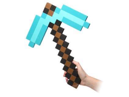 Minecraft diamantový krumpáč (pěnový)