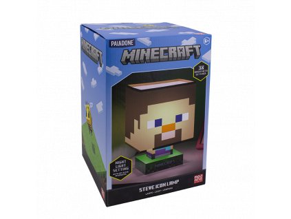 PP9119MCF Minecraft Steve Icon Lamp packaging 800 x 800