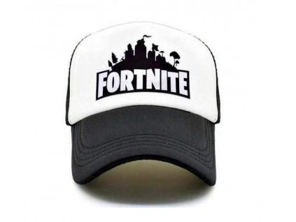 Fortnite kšiltovka bílá