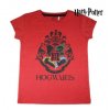 Harry Potter tričko Hogwarts dívčí červené