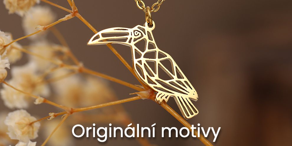 Originální přívěsky z chirurgické oceli