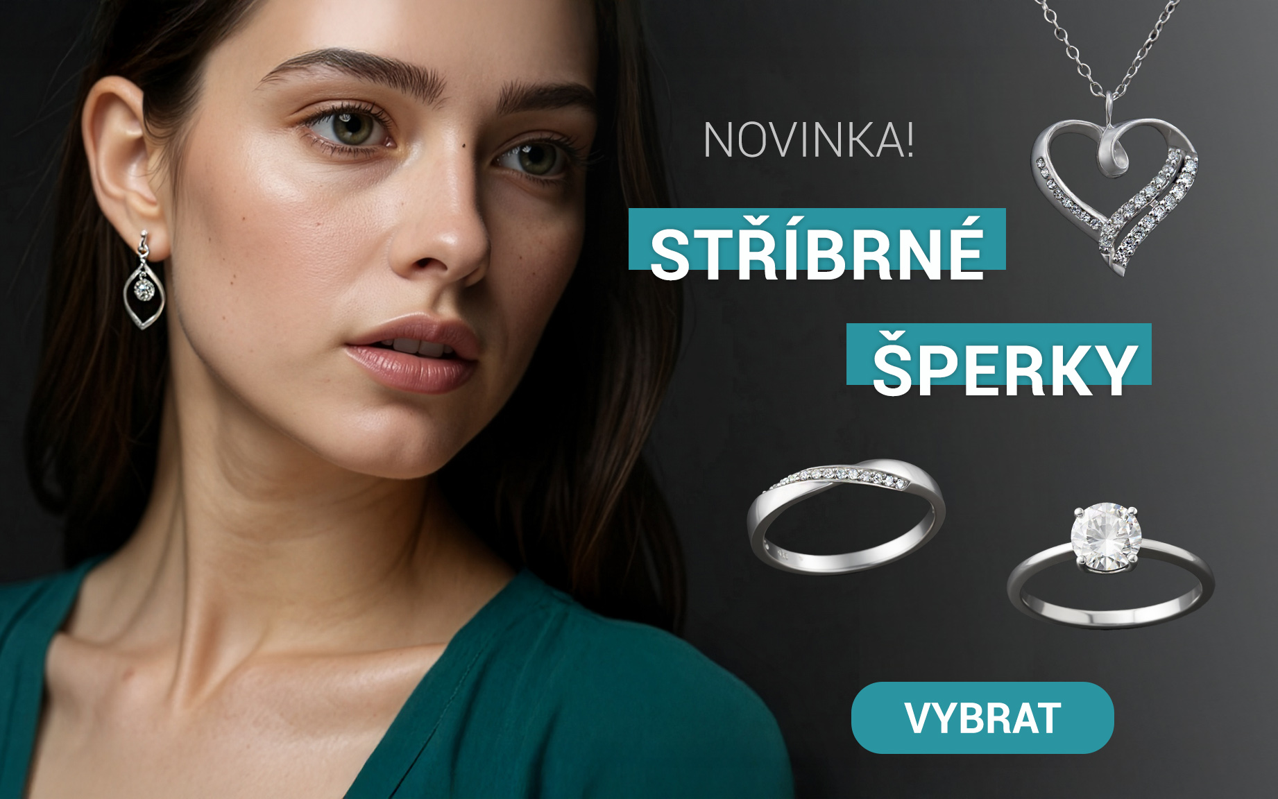 Stříbrné šperky Novinka