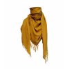Dámská maxi šála jednobarevná hořčice