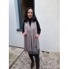 Dlouhá kašmírová šála fango hnědá