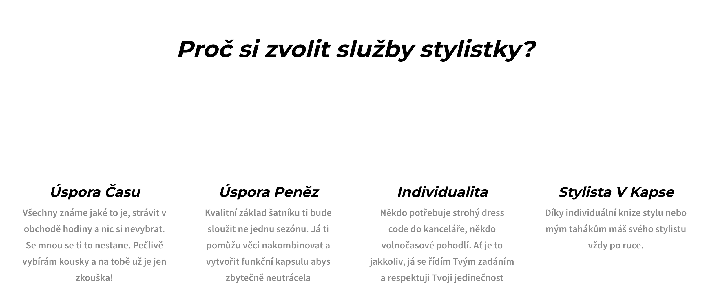 Proč si zvolit služby stylistky?