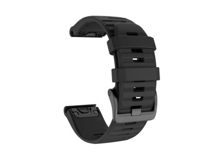 Black 26 20 22 mm sport silicone watchband wris variants 5