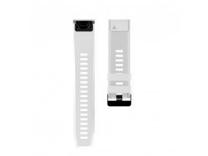 12 White sheng one soft silicone strap for garmin variants 0