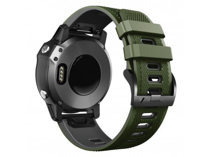 army green black anbest band 22 mm for garmin fenix 5 5 plu variants 0