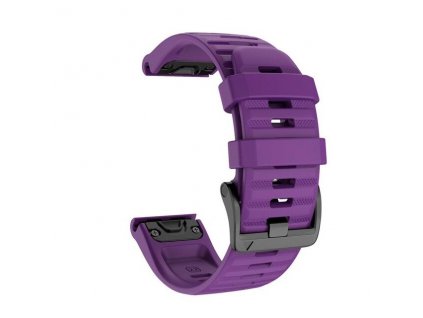 Purple 26 22 mm watch band for garmin fenix 5 x 5 variants 14