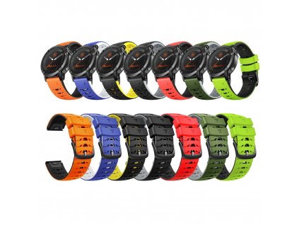 22 mm garmin silicone watch band bracelet description 0