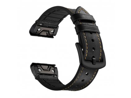 Black new fenix 6 wristband 22 26 mm quick fit variants 4