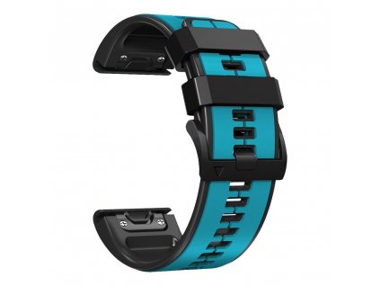 Two color style I replacement strap for garmin fenix 7 7 x variants 13