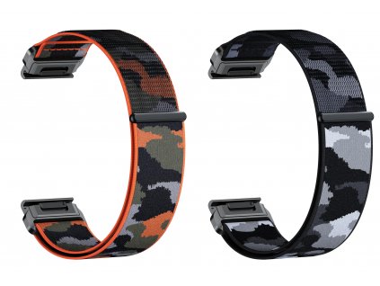 NYLON CAMO 22mm nylonový řemínek pro Garmin Fenix QuickFit