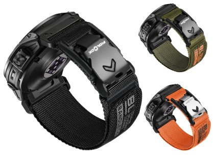 Bandletic Fidlock V-buckle 26mm masivní nylonový řemínek pro Garmin Fenix 8 Enduro 3 QuickFit