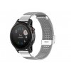 Ocelový kovový řemínek pro Garmin Fenix 26 mm hladký Milánský tah stříbrný EASYFIT/QUICKFIT