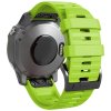 WAVE 22mm silikonový gumový řemínek pro Garmin Fenix zelený EASYFIT/QUICKFIT