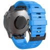 WAVE 22mm silikonový gumový řemínek pro Garmin Fenix modrý EASYFIT/QUICKFIT