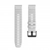 White 26 mm 22 mm quick fit watchband for garmin variants 5