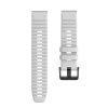 White 26 mm 22 mm quick fit watchband for garmin variants 5
