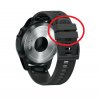 22mm Keeper náhradní silikonové černé bílé poutko k řemínku Garmin Fenix 1KS