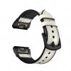 Kožený řemínek SNOW pro Garmin Fenix 26mm - bílý EASYFIT/QUICKFIT