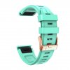 Teal 20 mm silicone rose gold steel buckle wat variants 3