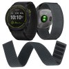 20mm Pratelný černý nylonový provlékací řemínek pro Garmin Fenix na suchý zip velcro UltraFit