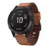 STYLE 20mm kožený řemínek pro Garmin Fenix hnědý QuickFit