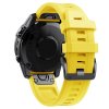 Yellow 22 26 mm smart watch bands for garmin fen variants 7