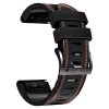 Black 22 mm 26 mm quickfit straps for garmin fen variants 3