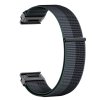 NYLON 26mm nylonový řemínek pro Garmin Fenix černý šedý QuickFit