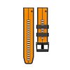 Orange Black 26 22 mm quickfit watchband straps for ga variants 0