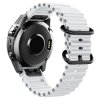 White 22 mm ocean silicone wristband strap for variants 4